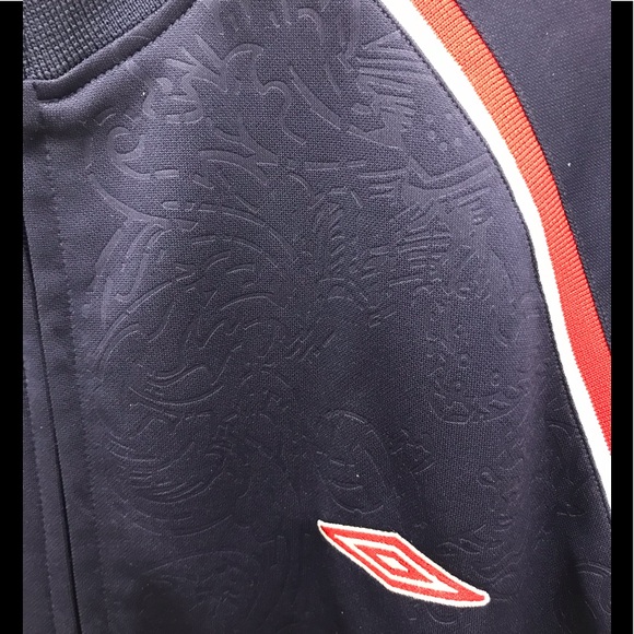 ❤️UMBRO Classic Track Jacket Stand Up Collar  L - Picture 2 of 2